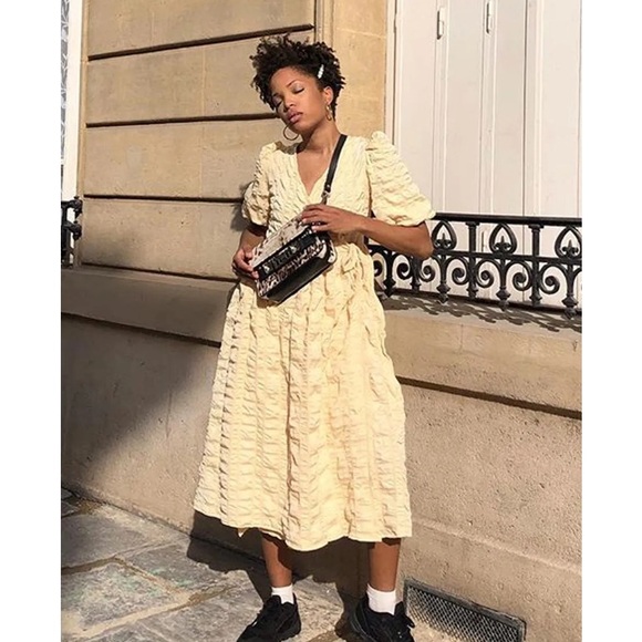 NWT “ASOS White” Tiered Smock Dress - Picture 2 of 7